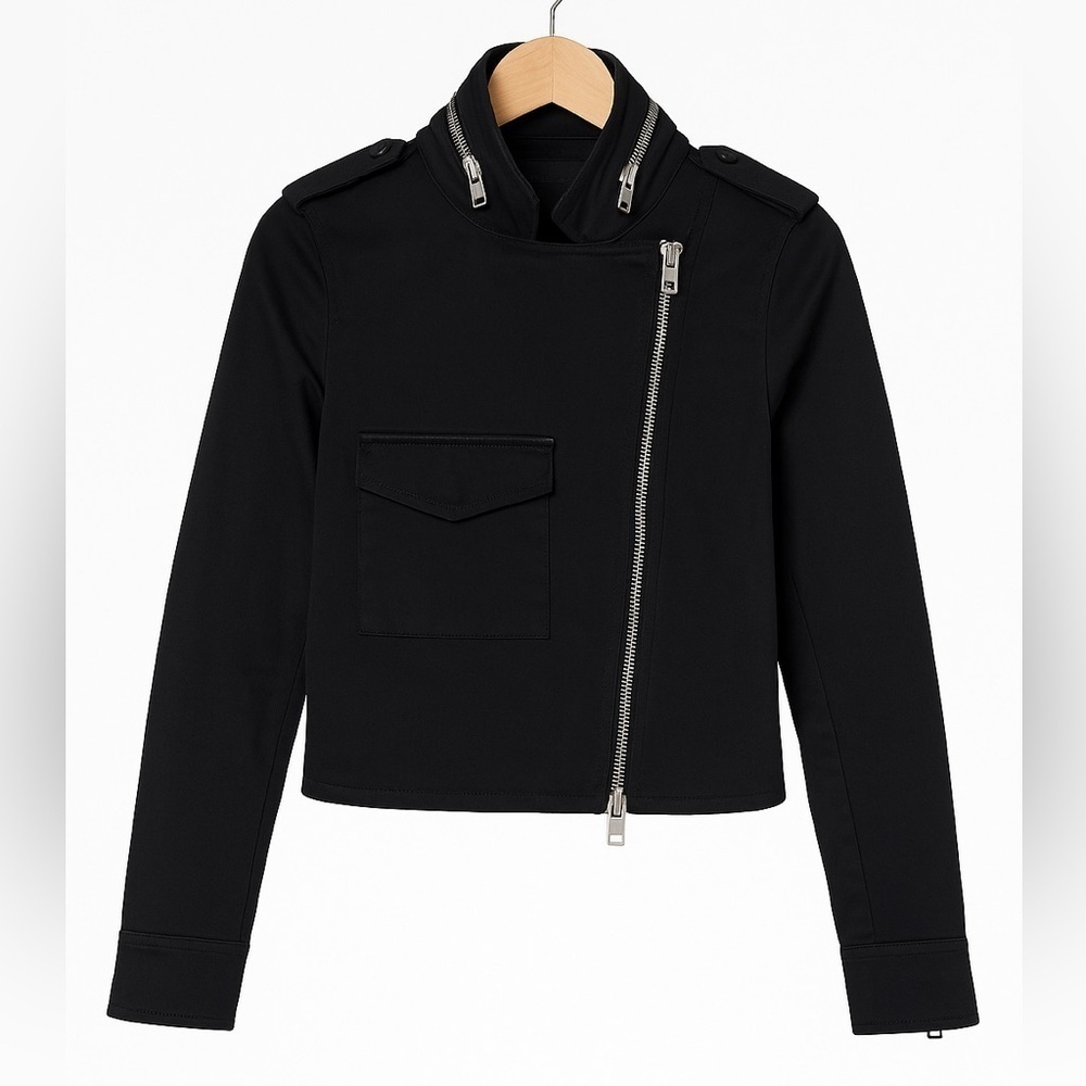 All Saints Hendon Moto Jacket (Size US 0 / UK 4 / EU 32)